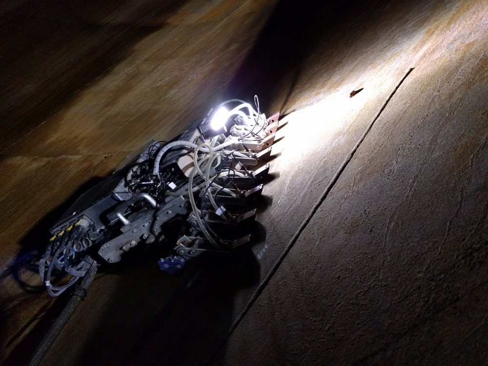 Wall-climbing inspection robots