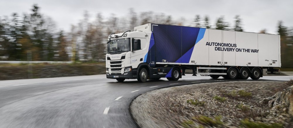 Scania autonomous hub-to-hub truck