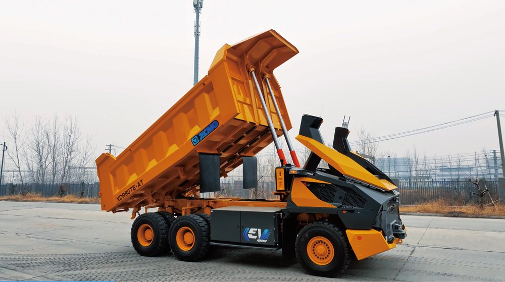 XCMG XDR80TE-AT cabless autonomous electric mining truck