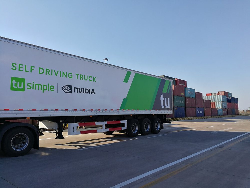 TuSimple China driverless truck