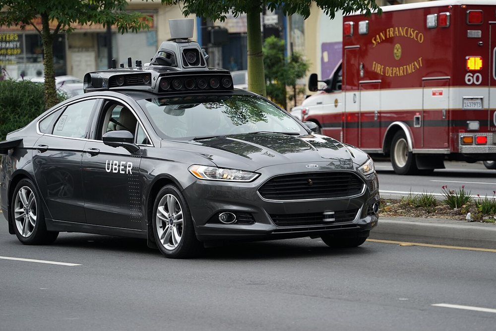 Uber ATG self-driving Ford Fusion Hybrid
